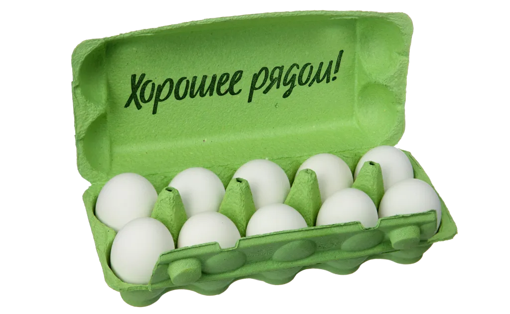 Яйцо куриное столовое С1 «Ешь хорошее», 10 шт