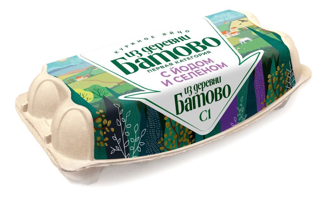 Яйцо куриное столовое С1 «Яйцо из Батово», 10 шт